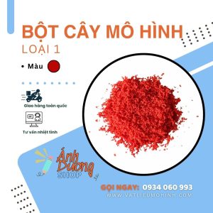 Bột cây mô hình loại 1 màu đỏ