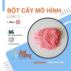 Bột cây mô hình loại 1 màu hồng