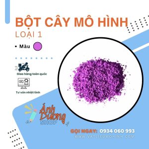 Bột cây mô hình loại 1 màu tím