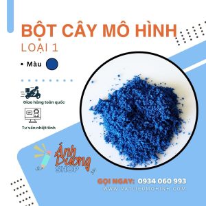 Bột cây mô hình loại 1 màu xanh dương đậm