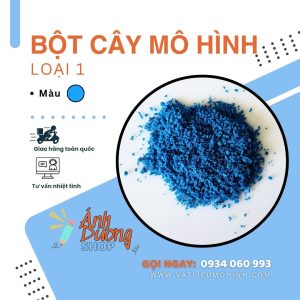 Bột cây mô hình loại 1 màu xanh dương nhạt