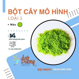 Bột cây mô hình loại 1 màu xanh non