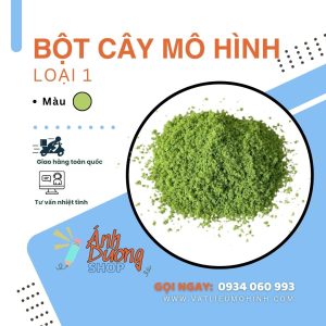 Bột cây mô hình loại 1 màu xanh rêu
