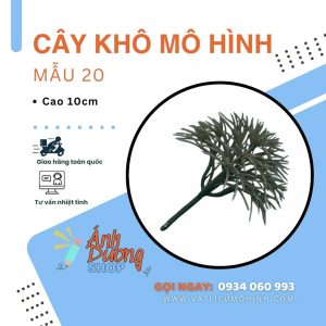 Cây khô mô hình mẫu 20-10cm