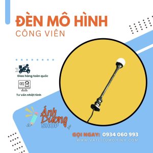 Đèn công viên mô hình 1 bóng 1/150