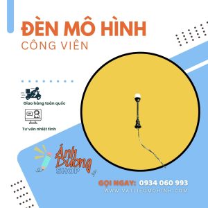 Đèn công viên mô hình 1 bóng 1/250