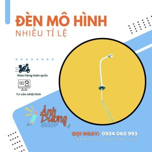 Đèn đường mô hình 1 bóng 1/500